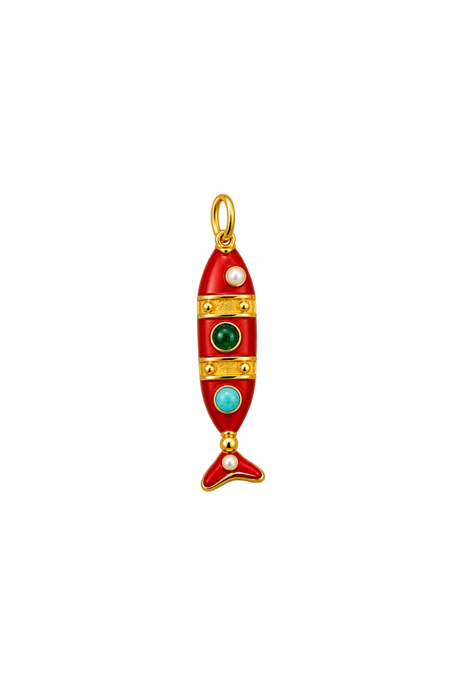 Amalfi Fish Enamel Charm
