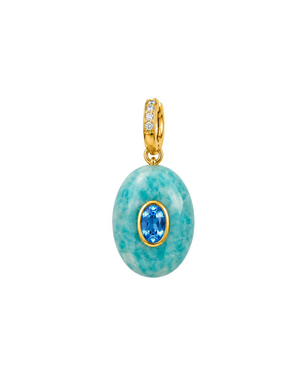 Aura Oval Natural Gem Aventurina Verde