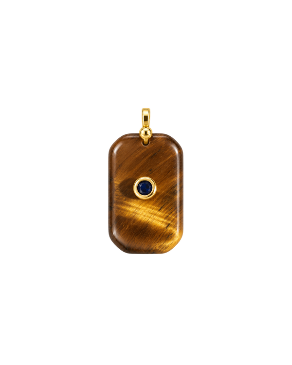Rectangle Charm Ojo de Tigre