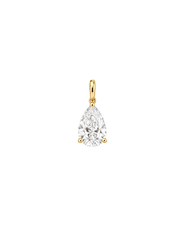 Zirconia Cut Charm Pera