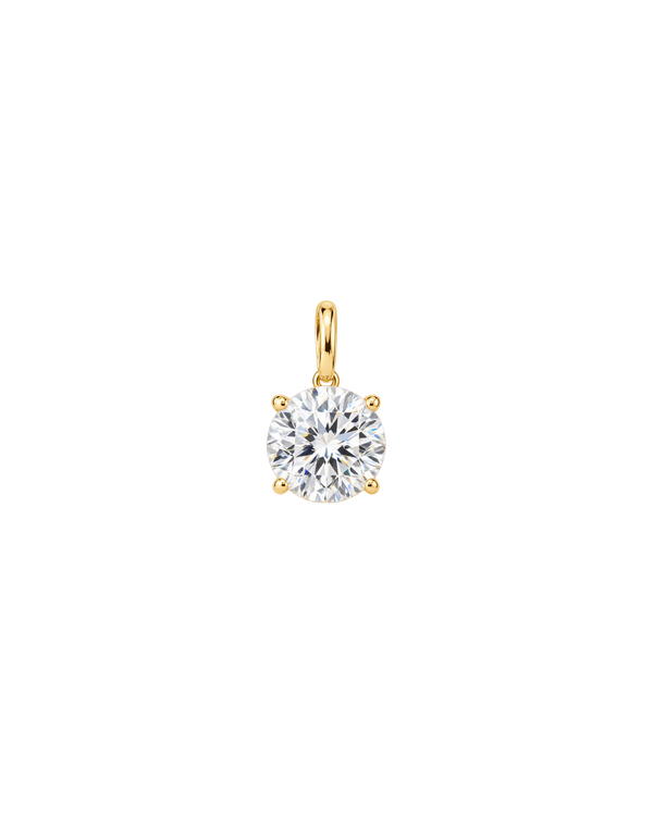 Zirconia Cut Charm Circular