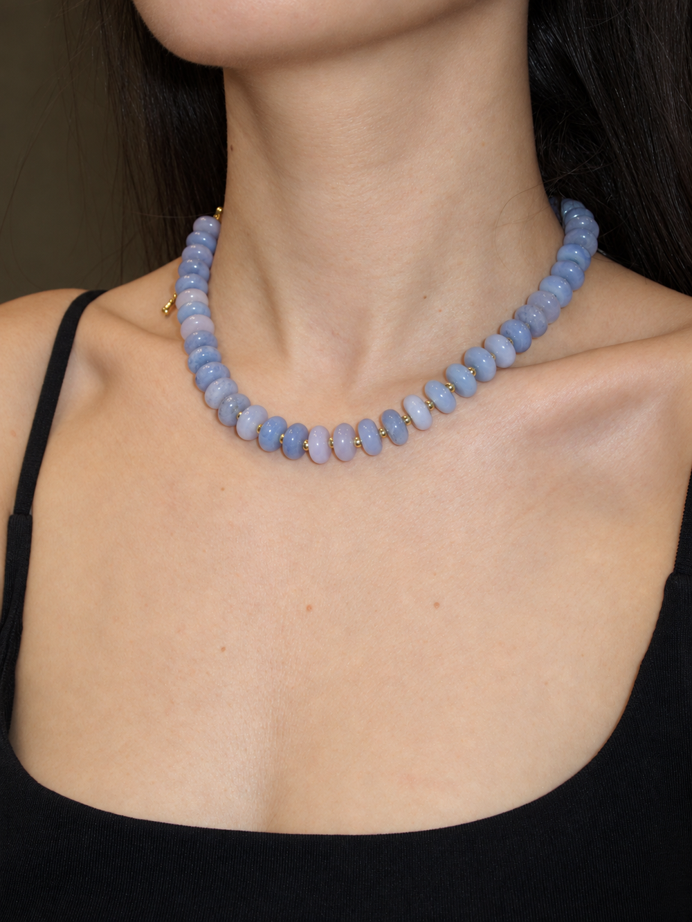 Candy Unicolor Necklace Jade Lavanda Azul