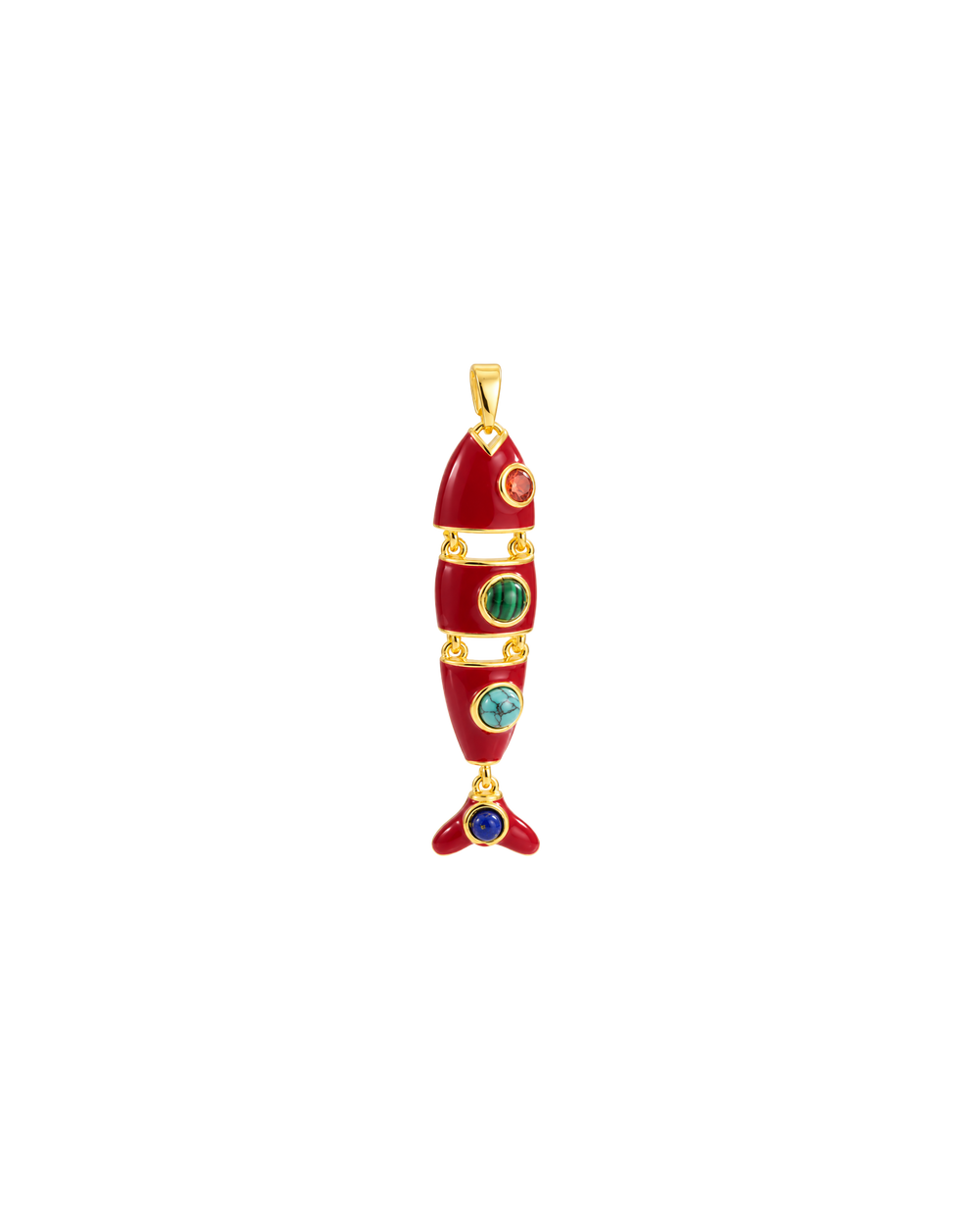 Pez Esmaltado Rojo