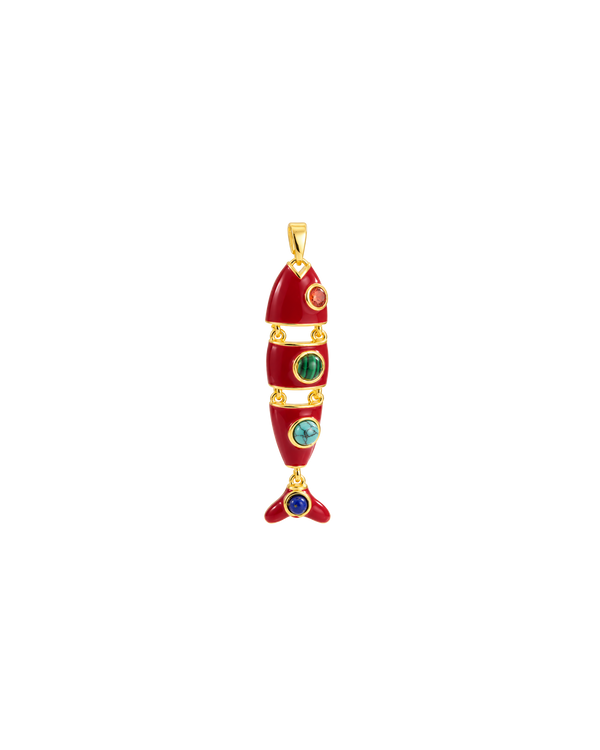 Pez Esmaltado Rojo