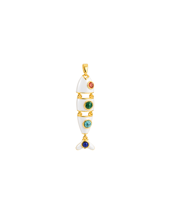 Pez Esmaltado Blanco