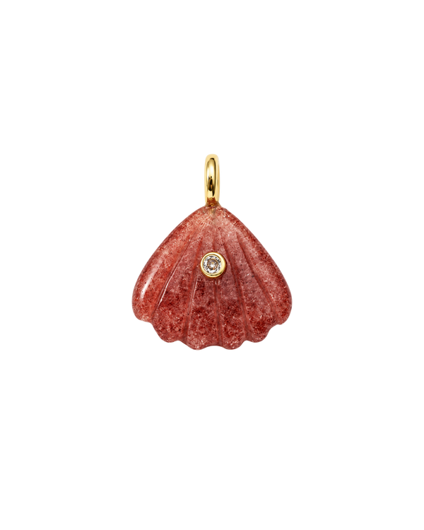 Shell Charm Cuarzo Fresa