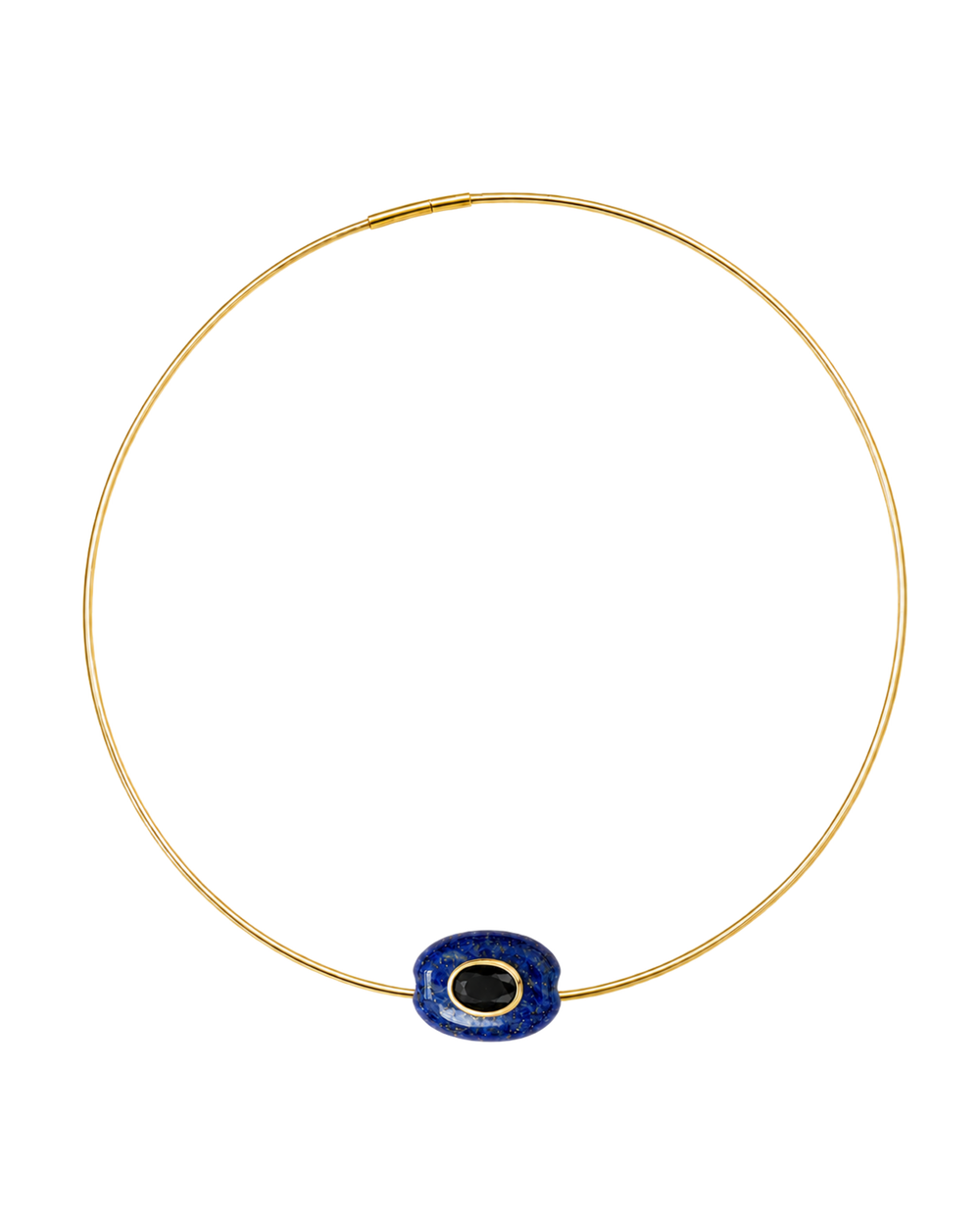 Gemstone Pass-Through Charm Lapislázuli
